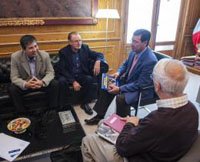 Visita institucional a la Diputación Provincial de Burgos y Ayuntamiento de Aranda de Duero