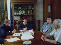 Visita institucional a la Diputación Provincial de Burgos y Ayuntamiento de Aranda de Duero