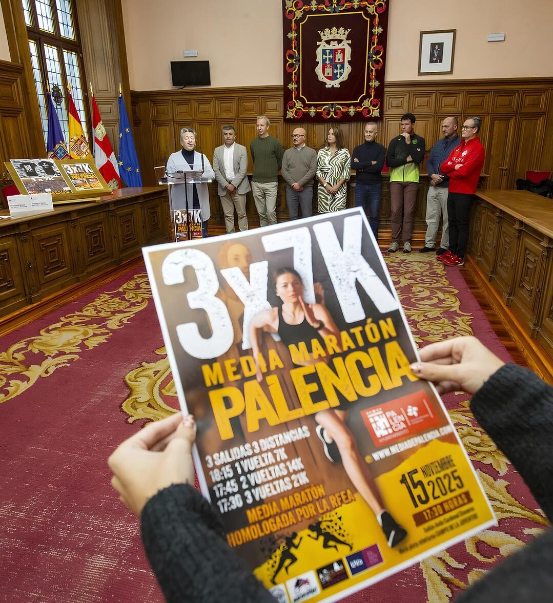 Más de 1.300 corredores participarán el 15 de noviembre en la “3x7 Ciudad de Palencia” XIV a beneficio de la Fundación Hombres Nuevos