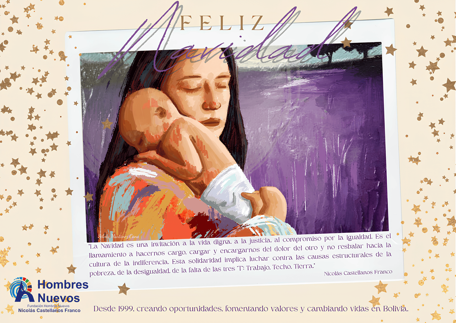 En un mundo lleno de desafíos, seguimos trabajando para que la Paz, la Equidad y la Justicia Social, estén al alcance de todas las personas en Bolivia. ¡Feliz Navidad!