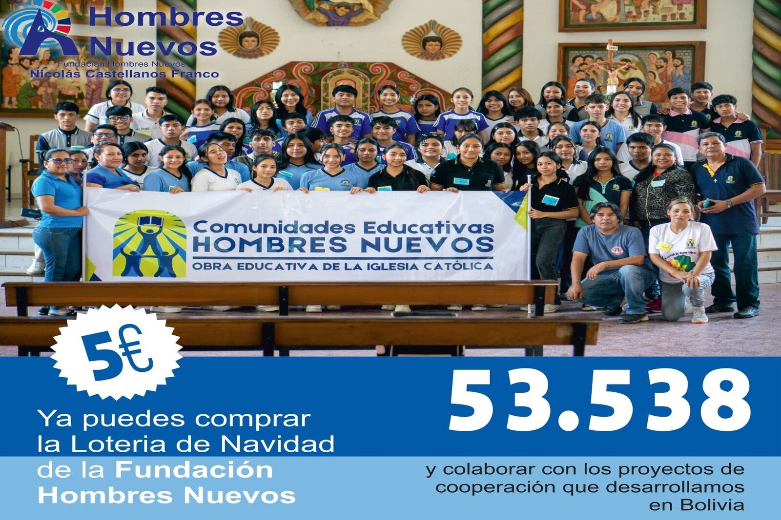 Ya tenemos nuestra lotería de Navidad 2026 a la venta. Tú compras suerte y a nosotros nos regalas ayuda.