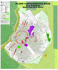 Plano Santa Cruz de la Sierra